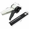 1Pc Dental Impression Dispensing Gun 1:1 1:2 10:1 Silicone Rubber Mixer Universal Dentist Tool for Precise Mixing