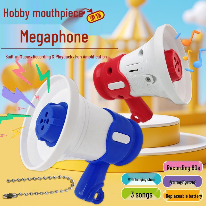 Kid s Handheld Electric Megaphone Keychain One Size