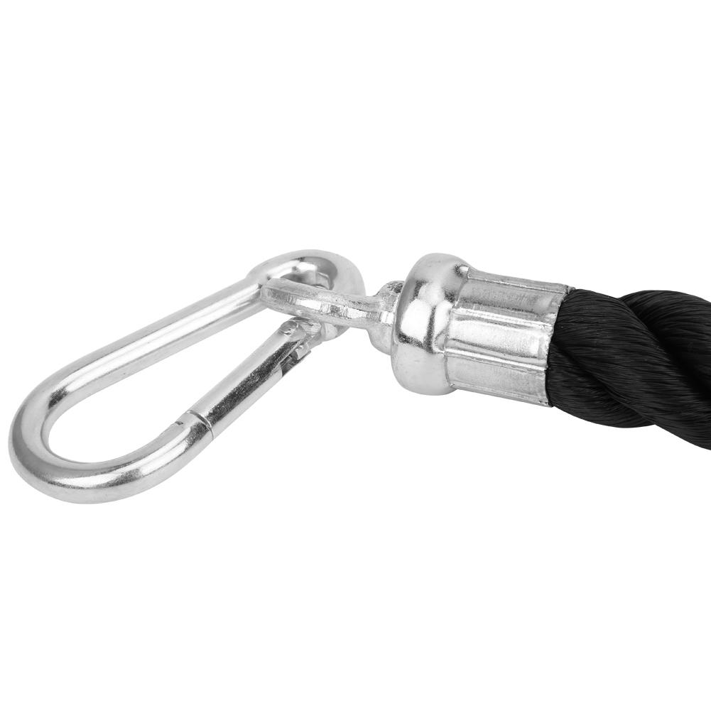 Fitness Triceps Rope, Nylon Strong Rope with Plastic Handle, Work Well for Triceps Back Biceps Shoulders, Use with Hooks or for Home Gym Equipment