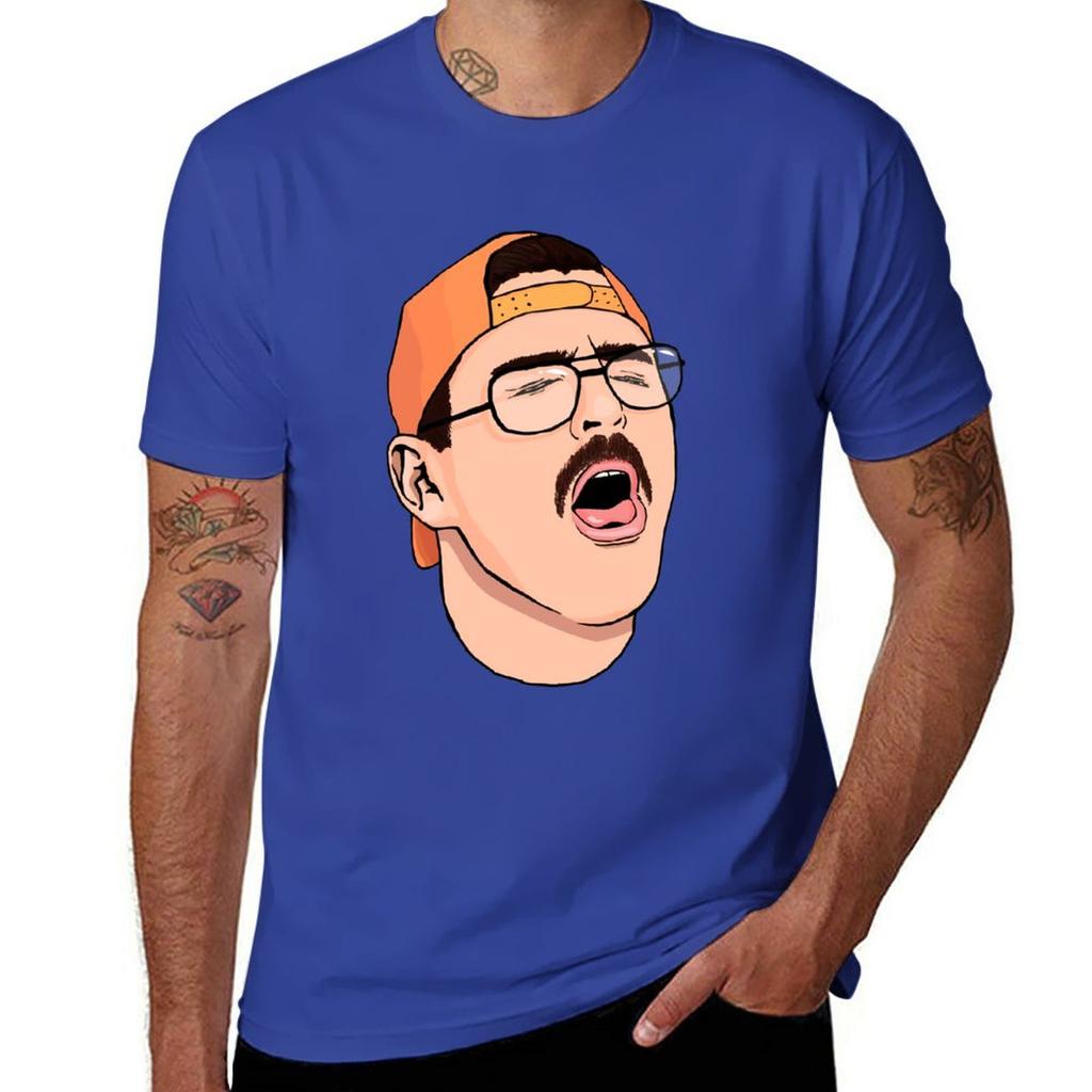 Julien Coughing TShirt Blanks Quickdrying T Shirts Men
