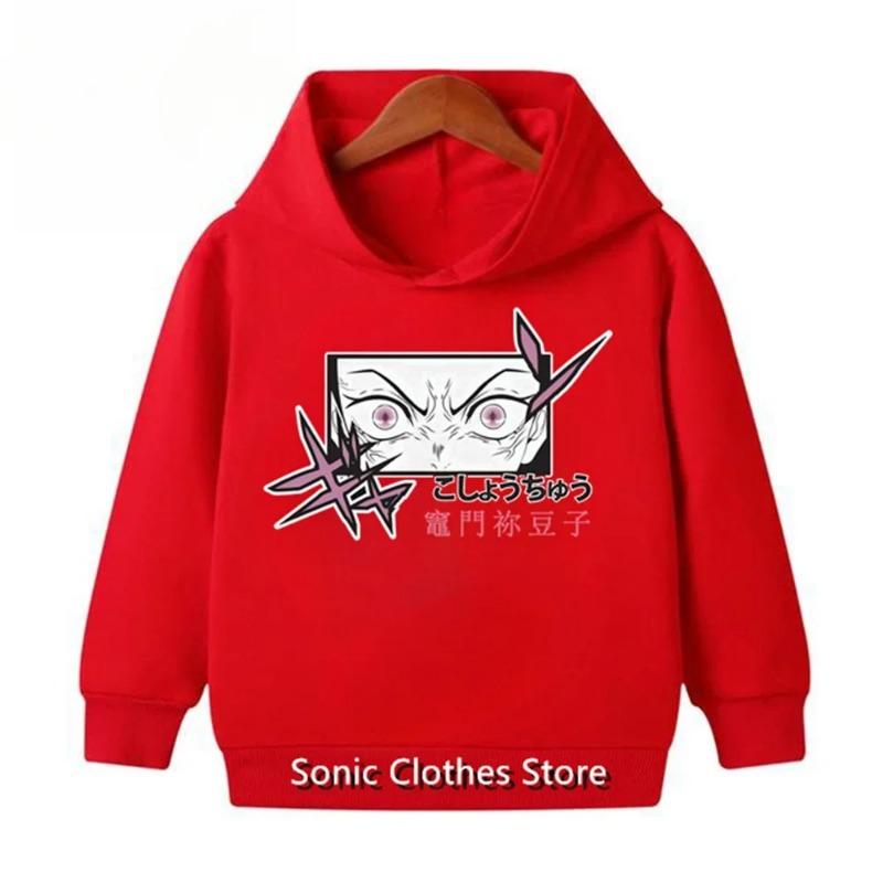 Anime Demon Slayer Hanorace pentru Copii Casual Fete Băieți 3-12 Ani Copii Palton Negru Primăvară Toamnă Modă Hanorace Costum