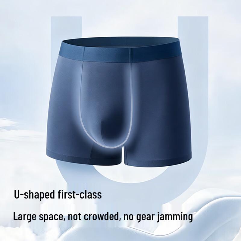 Mengyangwang Men's Seamless Modal Boxer Briefs