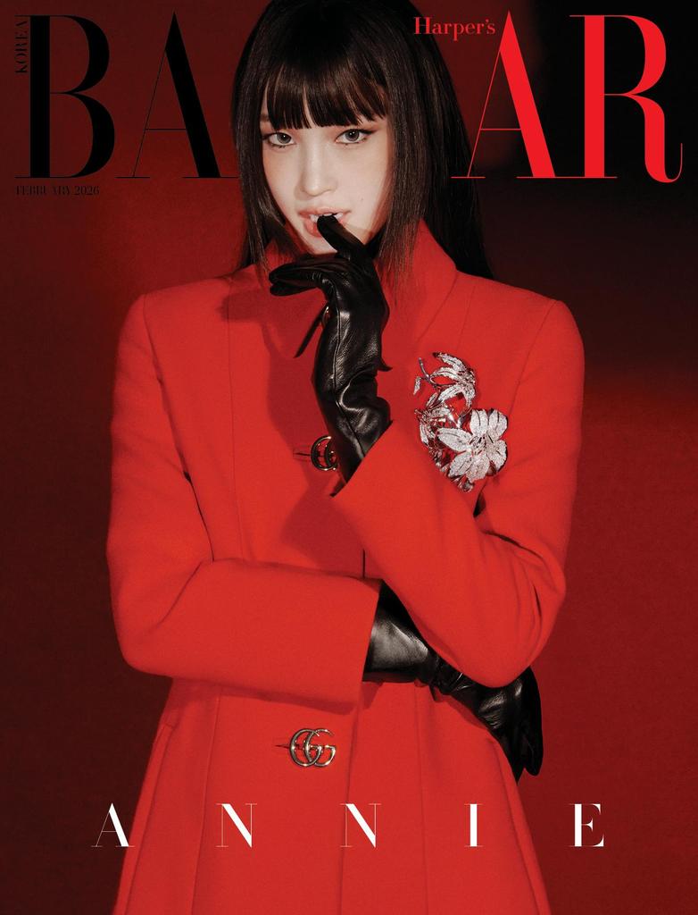 Harper's Bazaar Korea Luty 2026 PROJEKT ALLDAY Annie, KiiiKiii, KPOP, KSTAR