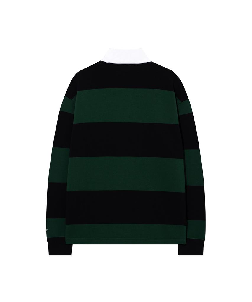 COVERNAT Small C Logo Rugby Sweatshirt Green
