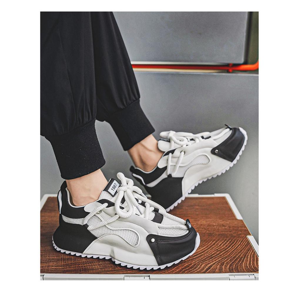 Big Size Men's Shoes,Breathable Mesh Casual Sneakers Men's Trend Hundred with The Old Man Shoes
