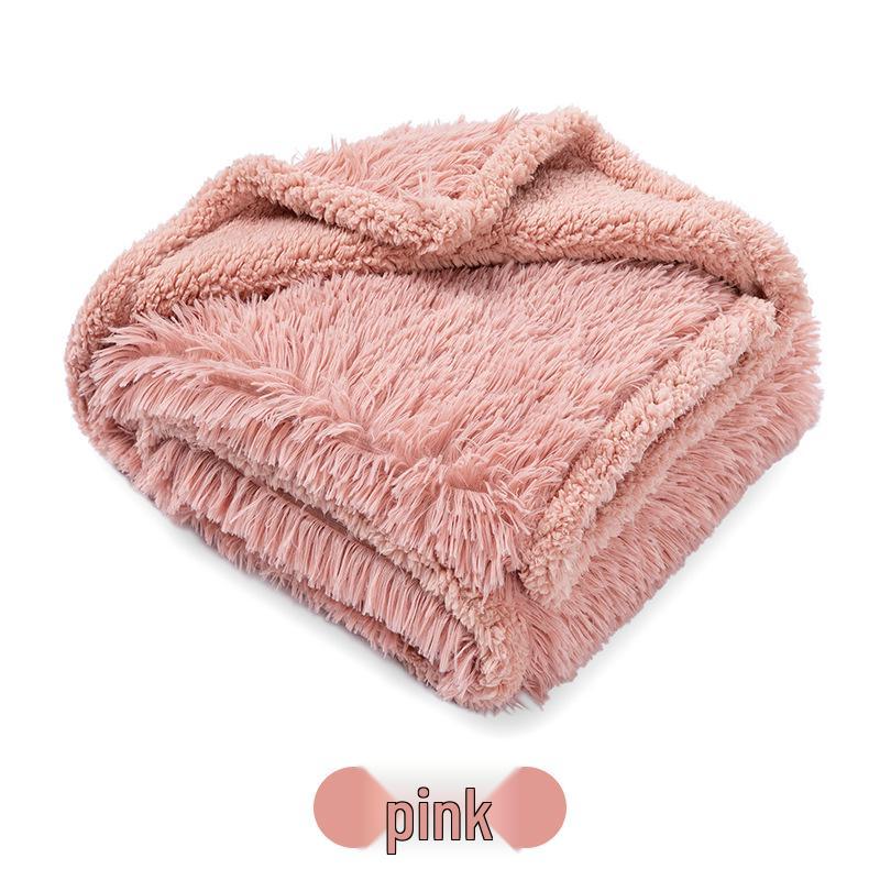 Waterproof Pet Blanket - Thickened, Comfortable PV Velvet Sherpa Mattress for Dogs