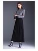 Elegant High-Waisted Fishtail A-Line Midi Skirt - Winter 2025 Slimming Style