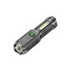Portable Flashlight 4 Gears Brightness Torch with Side Light Night Work Lamp Camping Lantern Emergency for Outdoor