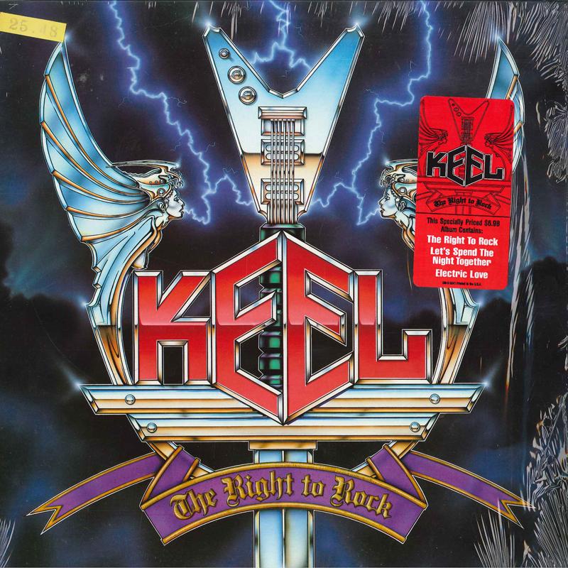 

LP Record KEEL - Right To Rock GM65041 A&M 1985 US Metal Used