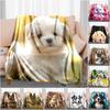 1PC Dog Cute Printed Blanket, All Season Lightweight Home Office Outdoor Nap Multifunctional Blanket A4