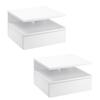 Set di Due Comodini Sospesi - Bianco