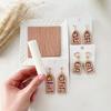 Wood Grain Texture Roller with High Precision for Making Soft Pottery and Clay Earrings Polymer Clay Tools