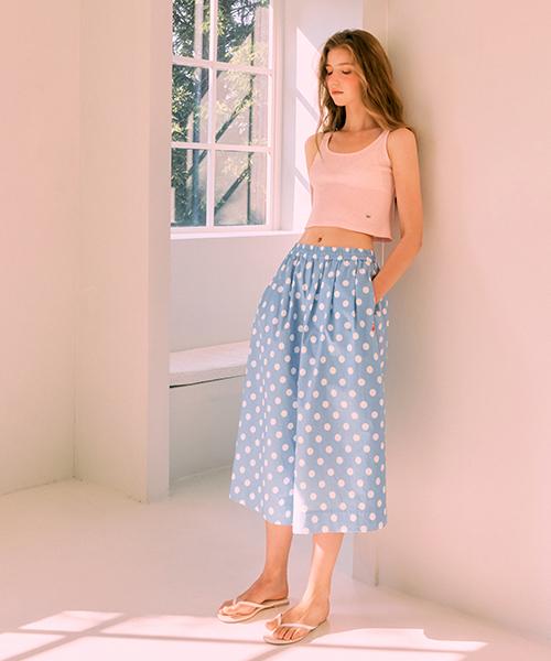 Seideu [W] Luftige Punkt-Culotte-Hose