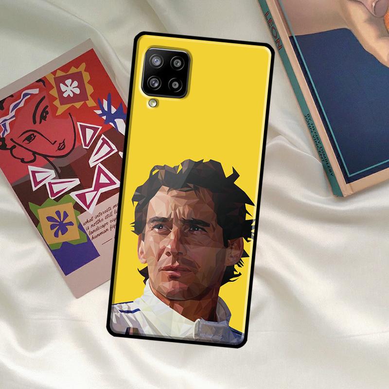 Racing Ayrton Senna Case For Samsung Galaxy A52 A32 A12 A33 A06 A16 A26 A36 A56 A15 A53 A13 A34 A54 A14 A35 A55