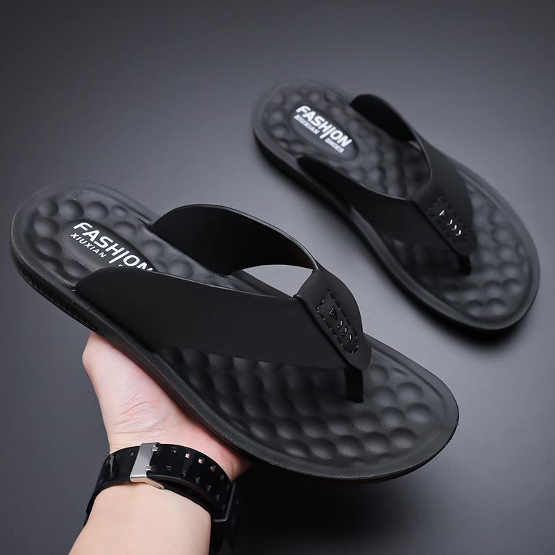 Men's 2026 Trendy Casual Non-slip Beach Flip-Flops: Comfortable & Breathable Thong Sandals