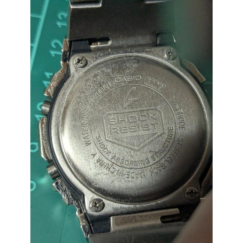 Used G-SHOCK DW-5600E Full Metal Custom Watch
