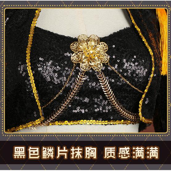 Buy Anime KPop Demon Hunters Mira Cosplay Costume Black Gold Stage Outfit  Huntrix Uniform Halloween Party Women Girls Carnival at affordable prices   free shipping, real reviews with photos  Joom