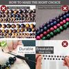 HASKARE Triple Protection Bracelet for Men - Genuine Tigers Eye Black Obsidian Hematite 8mm Natural Stone Beads Stretchy Healing Crystal Jewelry,