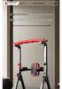 Indoor Folding Multi-Functional Pull-Up Bar Rack: Floor-Standing Single/Double Bar Fitness Equipment for Adults.