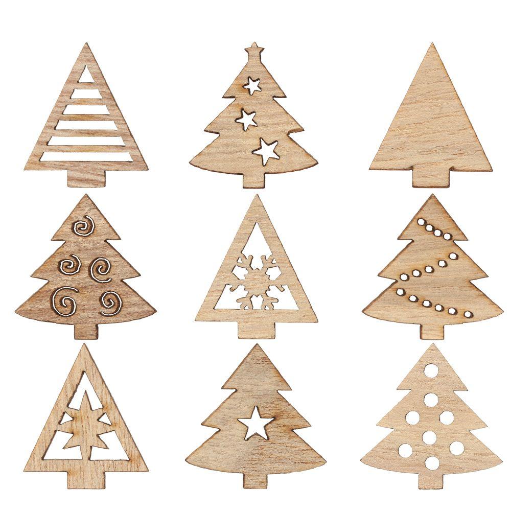 

Украшения для вечеринки Снеговик Снежинка Подарочный Декор Рождественская елка Подвесное Украшение Мультяшная Деревянная Щепа D