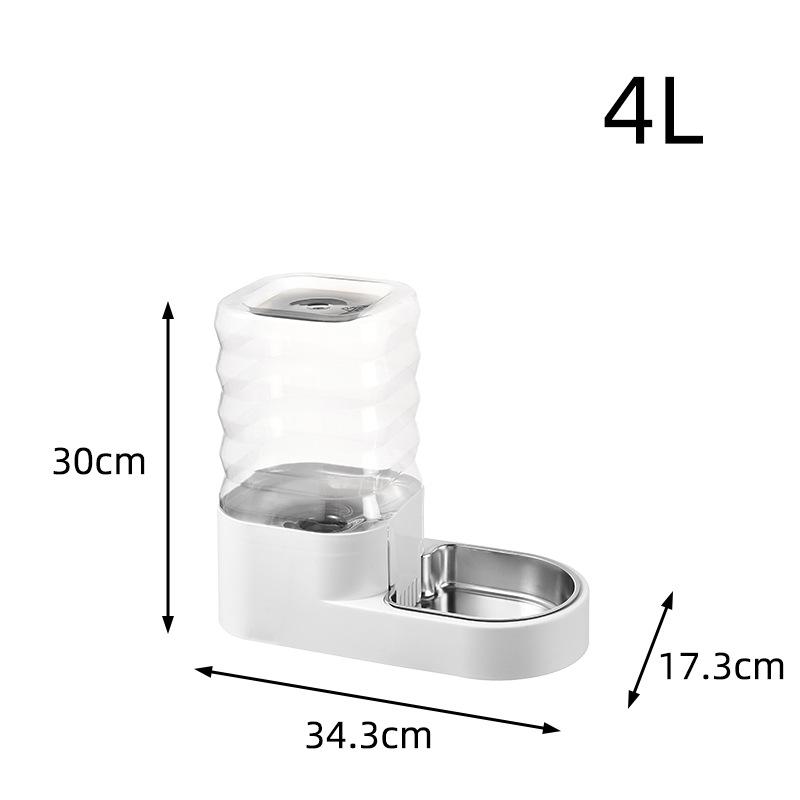 Pet Automatic Water Feeder New Water Dispenser Cat Dog Water Bowl Cat Food Dispenser Automatic Pet Feeder белый