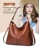 Women's Large Capacity Tote and Crossbody Bag - European & American Style