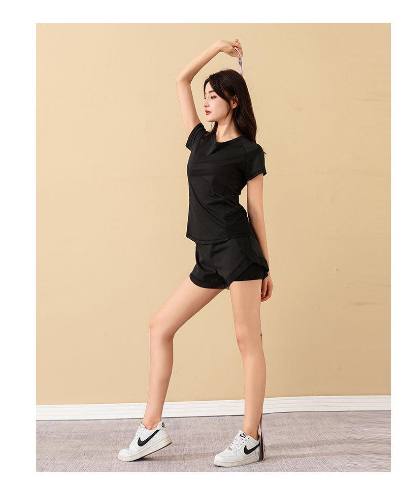 Women's Ice Silk Quick-Dry Yoga Morning Run Suit - Summer 2025