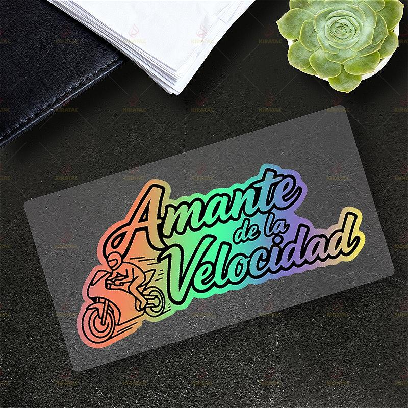1pc Original Amante De La Velocidad Motorcycle Sticker for Motorcycle Fairing Tailbox Car Body Scooter Waterproof Vinyl Decals