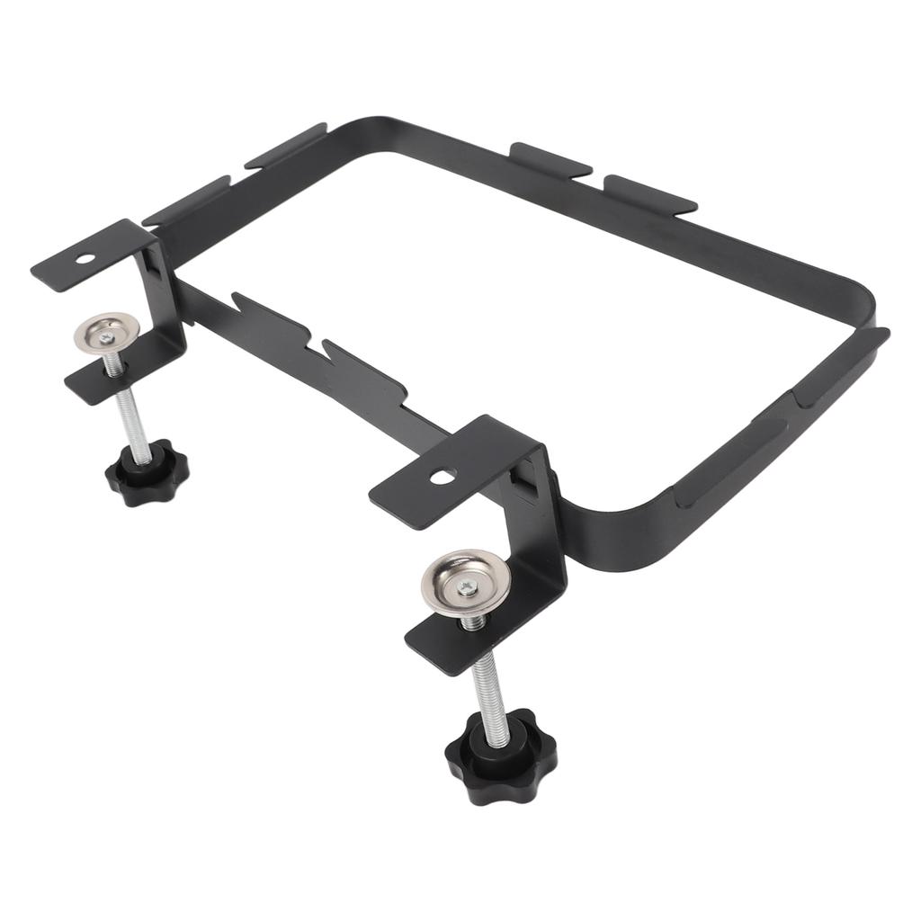 Søppelsekkholderstativ med justerbar klemme Hengestativ Karbonstål Bærbar Tung Last Søppel