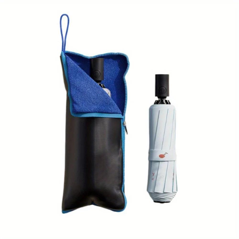 1pc 12cmX28cm Foldable Umbrella Pouch Waterproof Umbrella Storage Bag Waterproof Absorbent Umbrella Storage for Travel for Wet