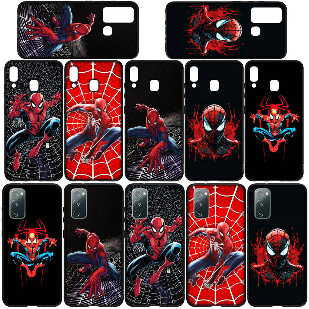 Phone Case for Samsung Galaxy S25 S23 S22 S24 Ultra FE A05 A06 A15 A16 A36 A37 A35 A54 A55 A56 A57 A25 A26 A53 A17 Spider Man Comics Spiderman Cover
