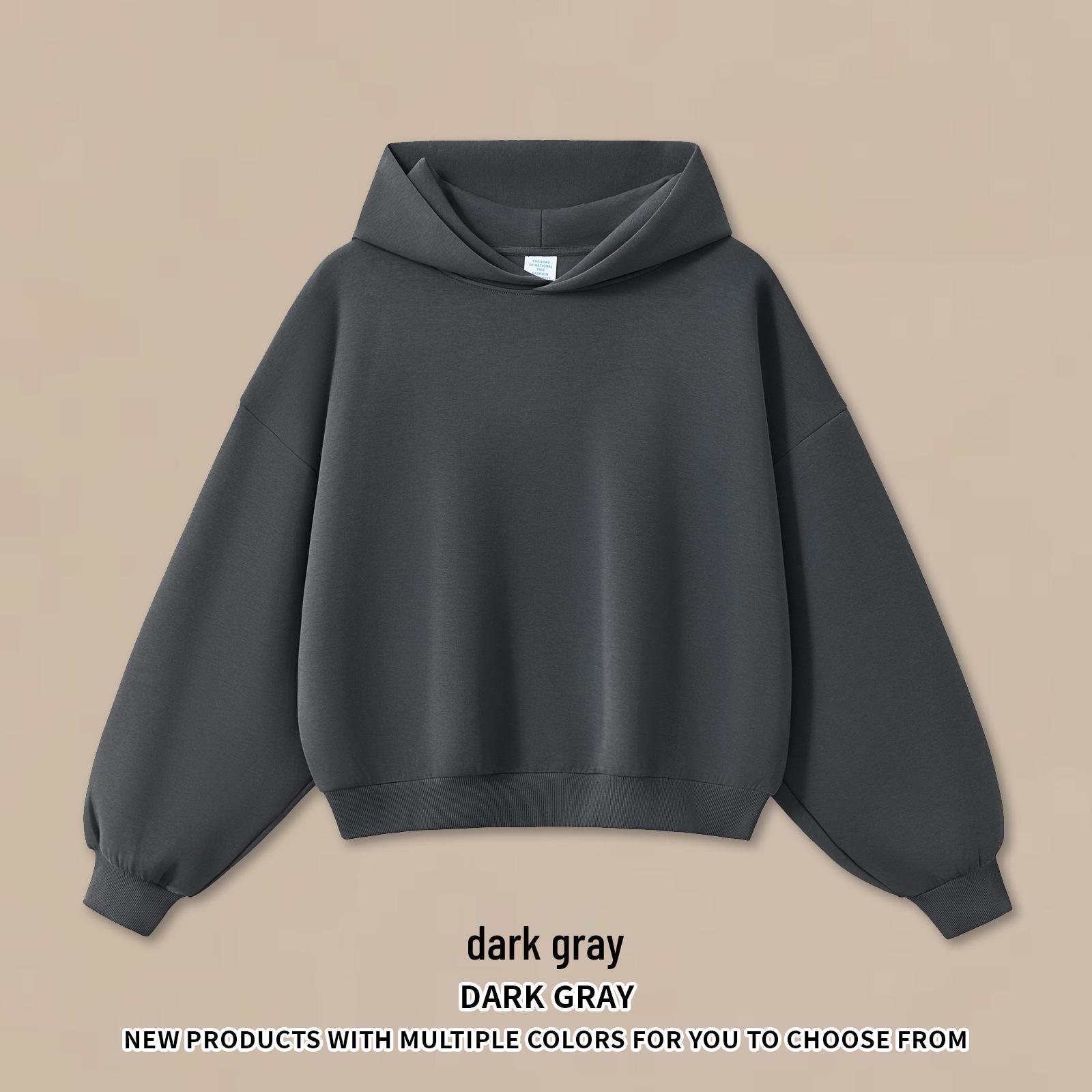 RS Men s Clothing | Boxy Square Fit 350G American Trend Hoodie Sweatshirt M