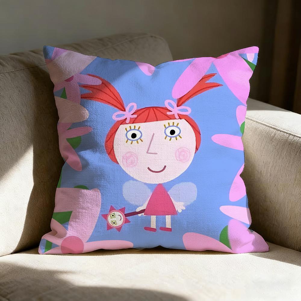 Ben En Holly's Kleine Koninkrijk Kussensloop Kussensloop, Dubbelzijdig Bedrukt, Bankkussen, Slaapkamer Hoofdeinde Kussen 40x40cm