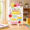 Campus Style Sign Personalized First Day of School Wooden Sign, Reusable Erasable Back to Kindergarten Signage Board, Cute Classroom Decor,