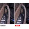 4Pcs Black Interior Door Handle Cover Pull Trim For 2018-2024 BMW X3 X4 G01 G02