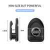 Fashion Mini Car Hooks Black Plastic Self Adhesive Invisible Hooks For Nissan Tiida Teana Skyline Juke X-trail Car Accessories