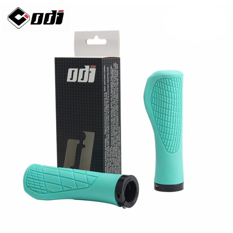 ODI Fietsgrips Zacht Silicagel Mountainbike Grips Ergonomie Mtb Manchetten Waterdicht Mtb Fiets Handvat Lock op Fiets Handvatten