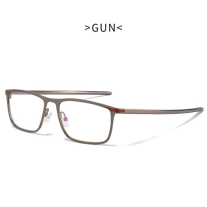 2026 Ultra-Light Metal Eyeglass Frame for Myopia & Presbyopia, Unisex Business Casual Color-Blocked Luxury Glasses