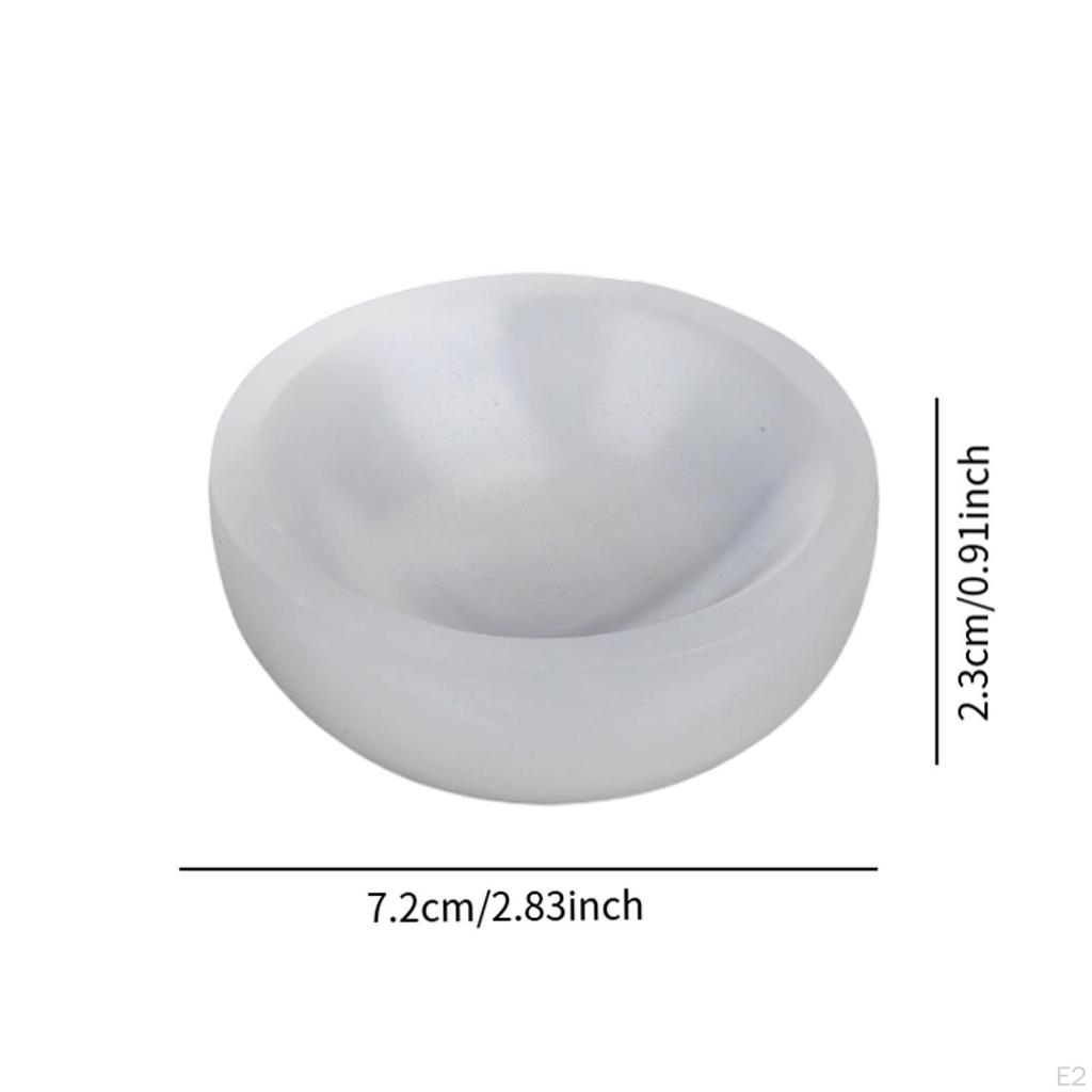 Decorative Selenite Bowl, Handmade Ornament, DIY Jewelry Stone Holder for Centerpiece, Living