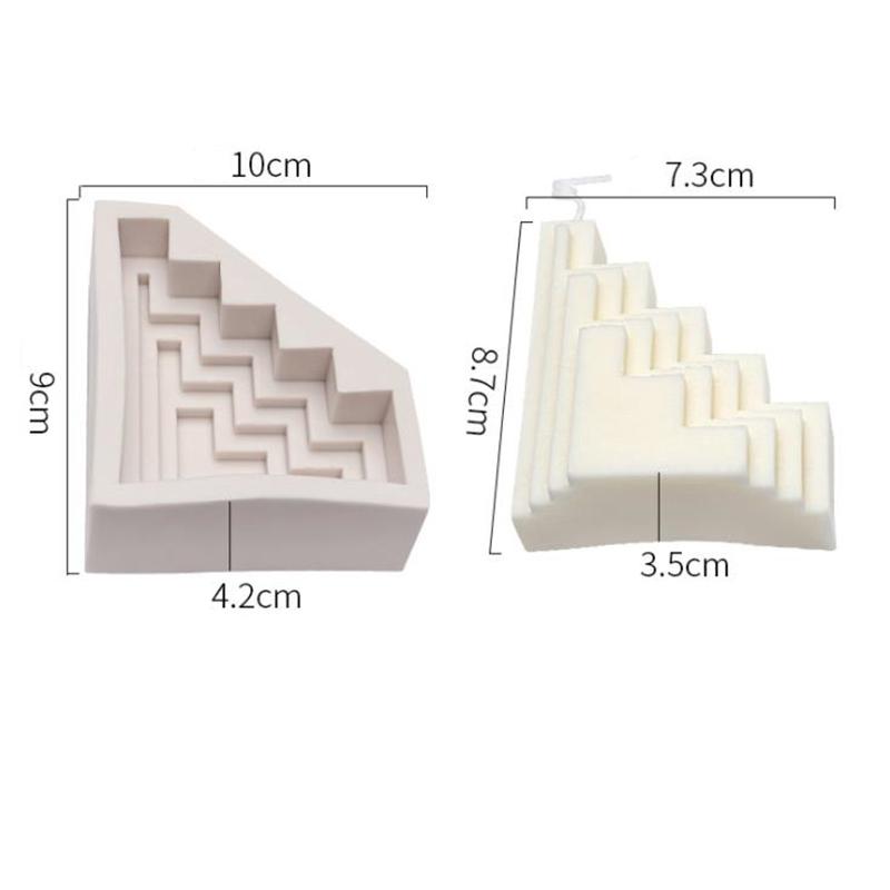 

Сделай сам Геометрическая форма Свеча Силиконовая форма Свадебная Атмосфера Украшение Макет Мыло ручной работы Форма для свечи Домашний декор