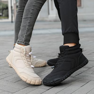 Winter Thick Anti Slip Snow Boots Cotton Shoes Plush Insulation Short Boots Outdoor Winter Warm Shoes