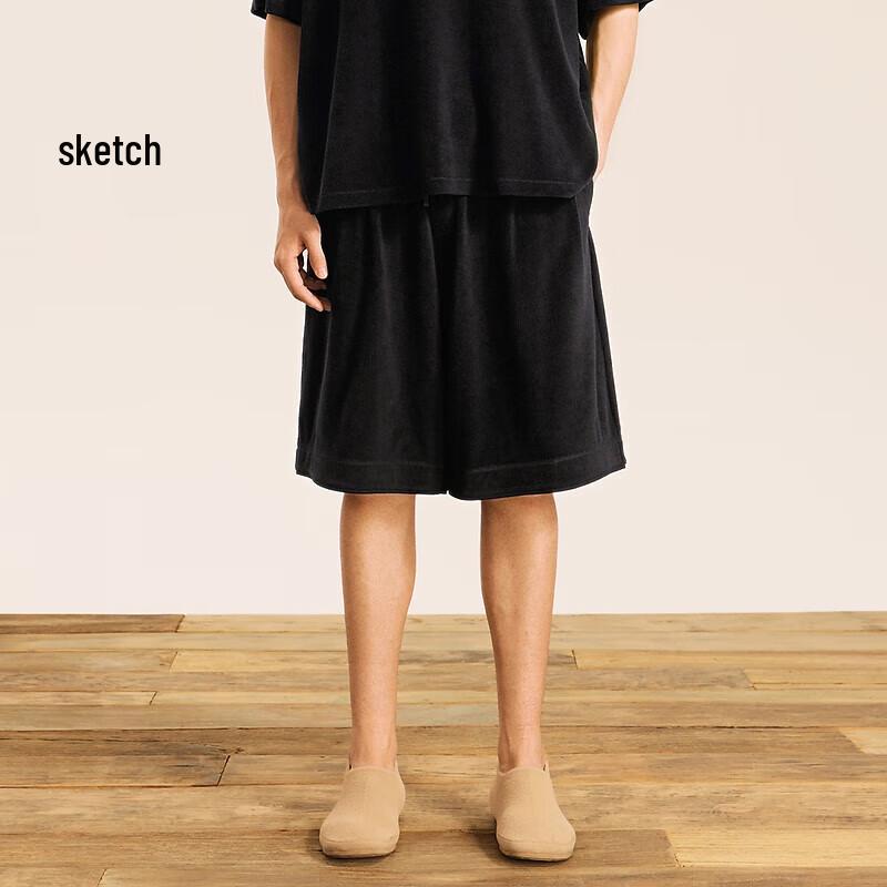 Men's Casual Straight Loose Drawstring Shorts