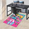 1pc Powerpuff Girls Anime Cartoon Design Office Chair Mat Non-Slip Carpet for Home Decor, Living Room, Bedroom, Game Room - Suitable for All Seasons.Y