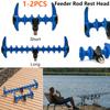 1-2PCS Fishing Rod Pod Holder Bracket Head Non-Slip Carp Fishing Rod Rest Head Feeder Pod Stand Holder Fishing Accessories Gift