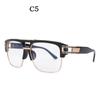 Classic Luxury Men Sunglasses Glamour Fashion Brand Sun Glasses For Women Mirrored Retro Vintage Square Designer Shades
