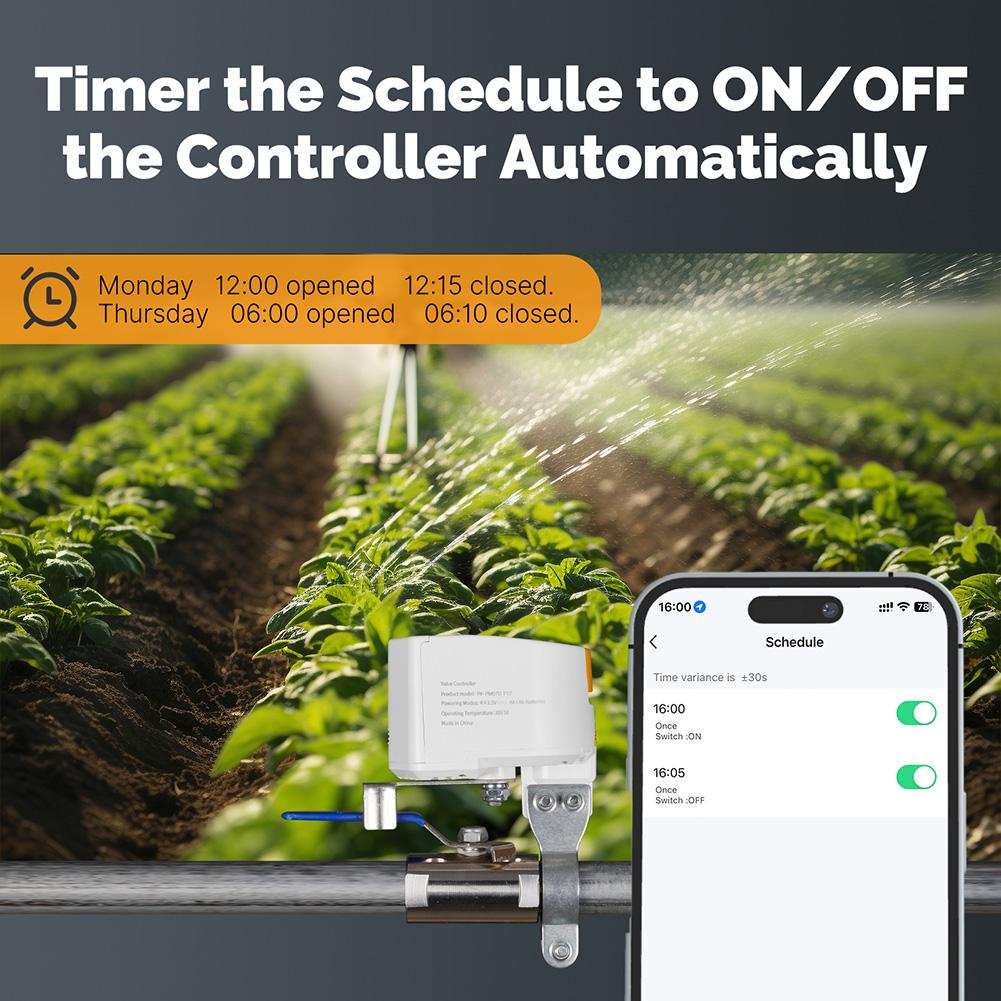 For ZigBee Smart Battery Water Gas Valve Controller Automatic Gas Water Heater Valve Controller Smart Home Remote Control