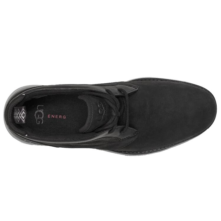 UGG Union Chukka Casual Leather Shoes Men's Black 1104976-BLK