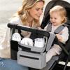 Kinderwagen-Hängetasche mit Handyfach und Schultergurt - Baby-Kinderwagen-Aufbewahrungstasche für Windeln, Flaschen und Spielzeug