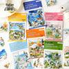 Yi Niao Pet Sticker Pack: Endless Prairie Series - 6 Styles, 15 Sheets, Seasonal Scenery Landscaping Stickers