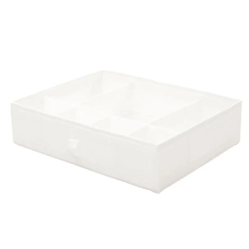 Underwear Socks Sorting Storage Box Home Use Fabric Divided Organizer Drawer Separator Box for Underwear And Underpants
